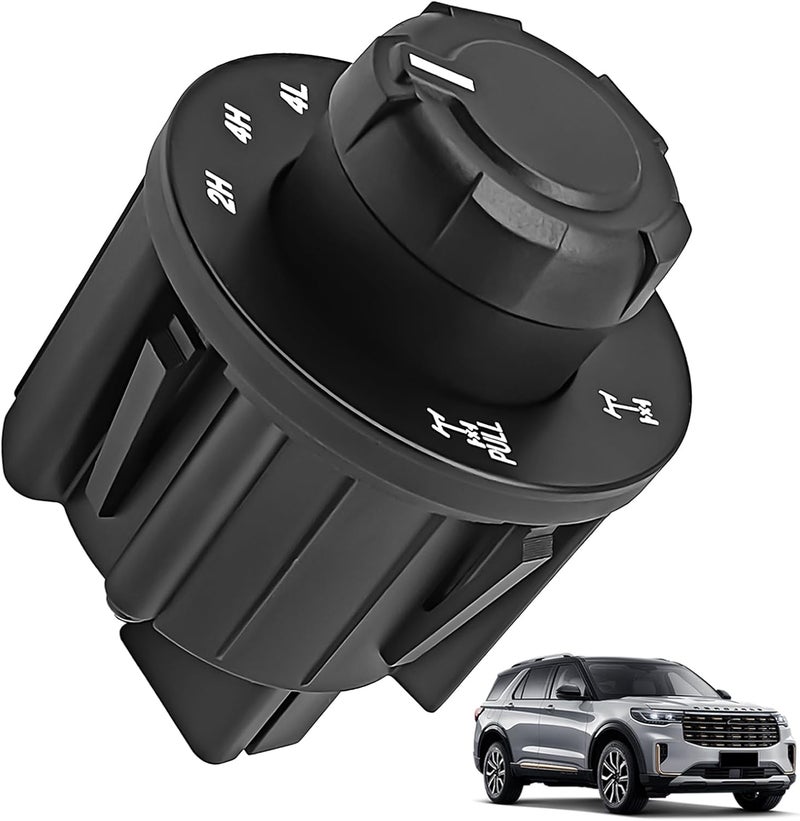 NOTISH 4WD Switch Knob, 4x4 Differential Lock Switch, E-Locker Override Control OEM AL3Z-14B166-BA, Electronic Locking, Compatible with Ford F-150 2009-2014 - Image 1